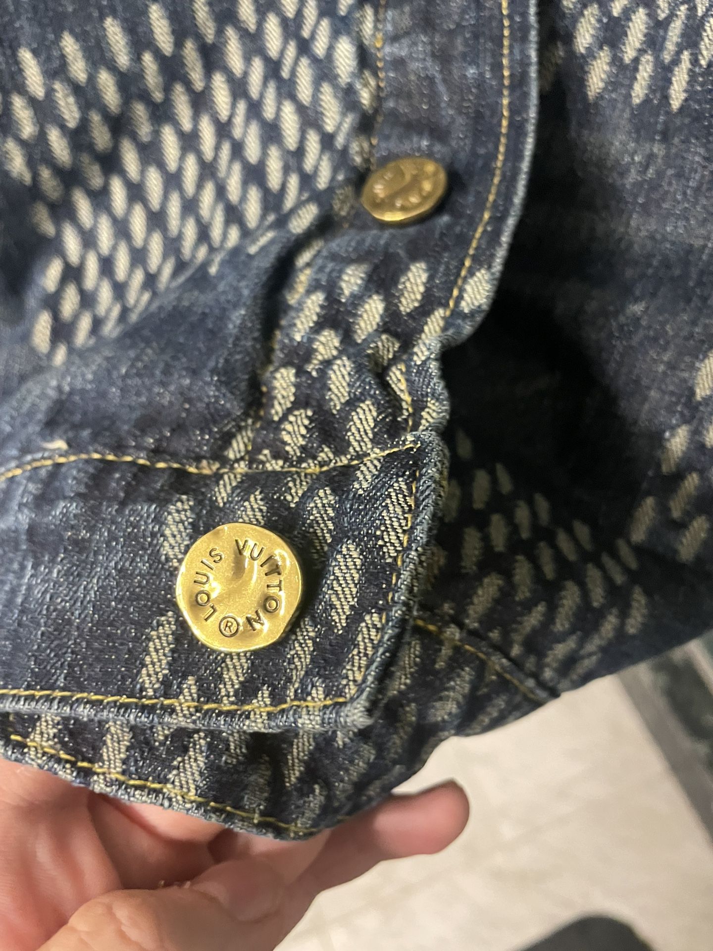 Louis Vuitton Nigo Denim Jacket Grey 52 for Sale in Los Angeles, CA -  OfferUp