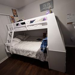 White Bunk Bed