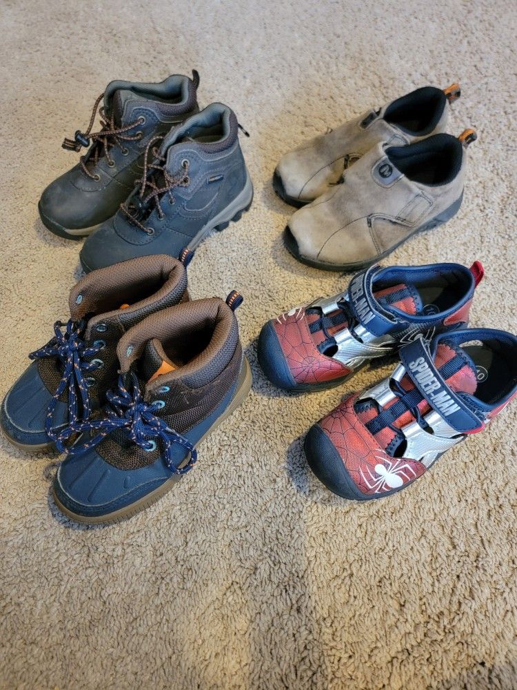 Boys Size 10 Shoe/boot Lot