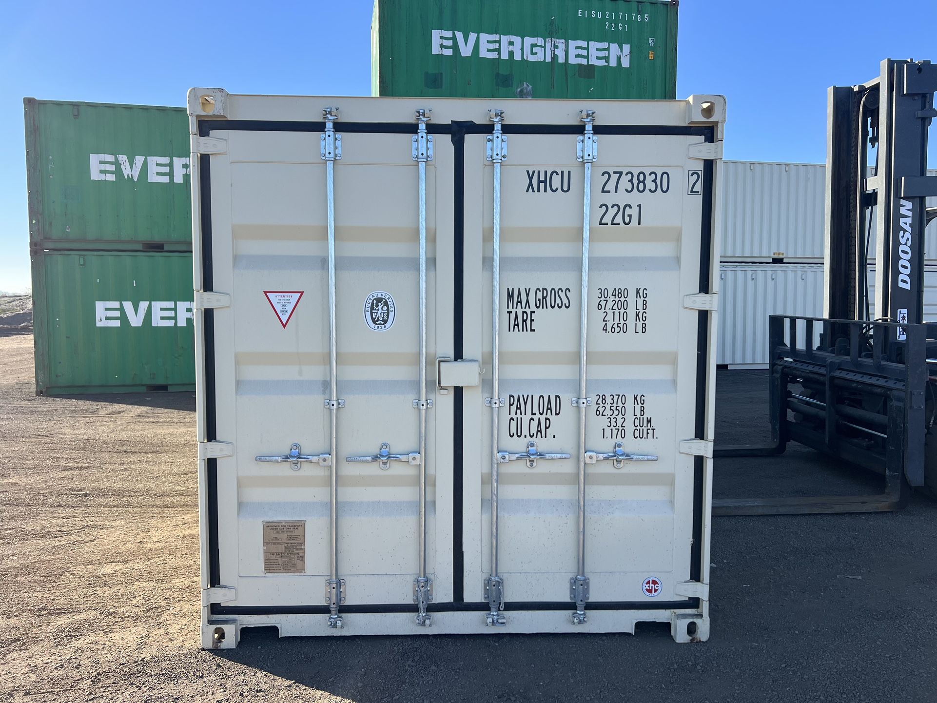 20 FOOT NEW 1-TRIP CONTAINER STD SHED,STORAGE,SHIPPING,CONEX