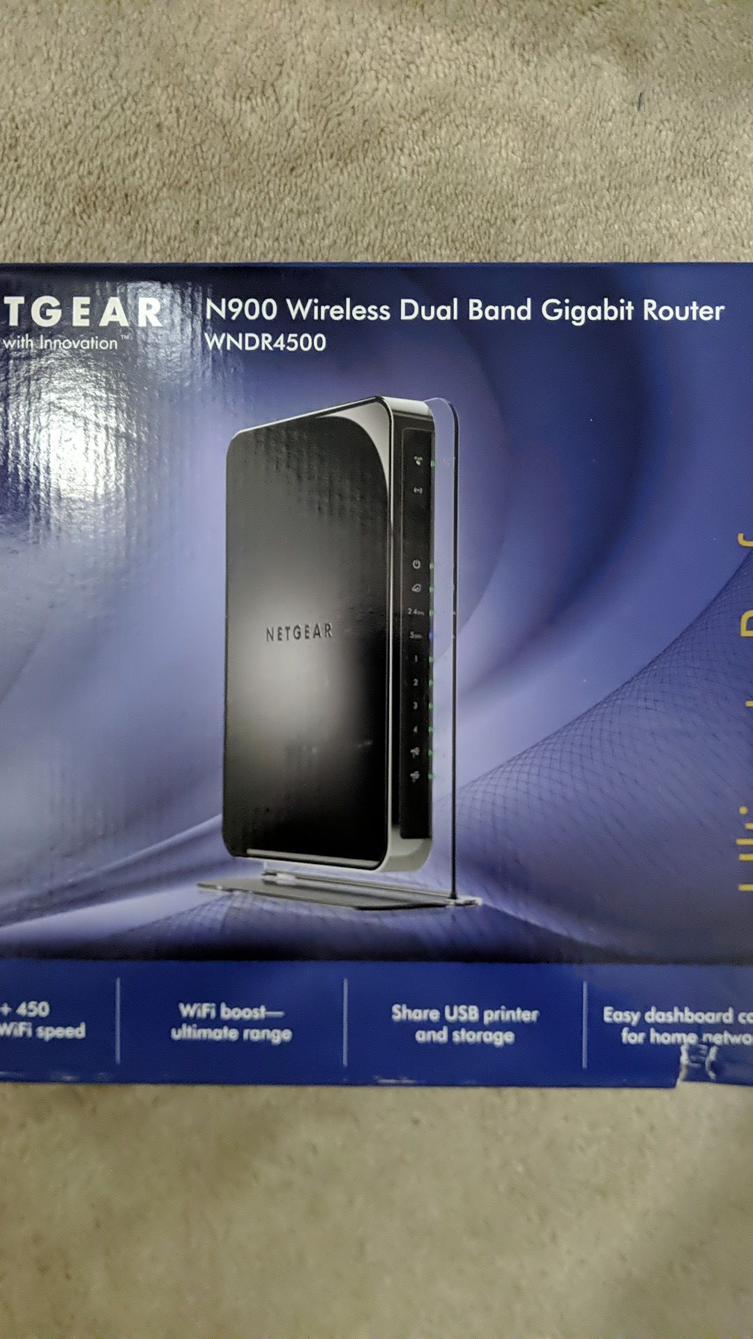 Netgear N900 Wireless Dual Band Gigabit Router..,m
