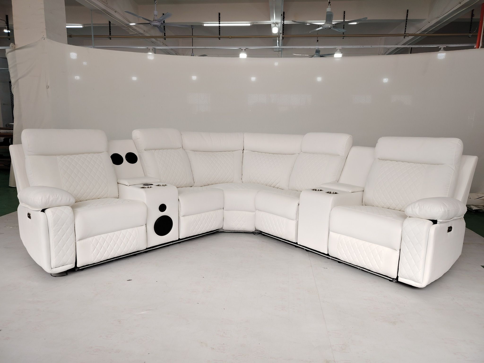 Power Recliner Sectional Sofa