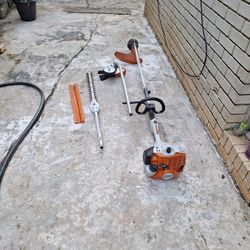 Trimmer Stihl KM56RC GAS 2cycle Work GOOD  all