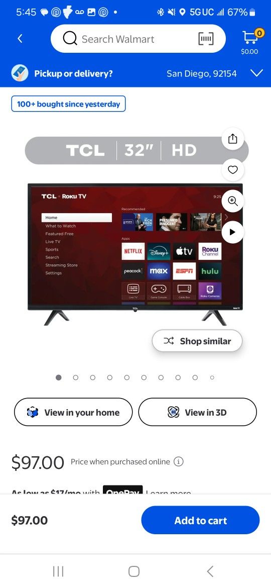 Brand New 32" TV