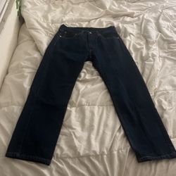 Navy Blue Levi Jeans