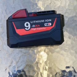 9.0 Lithium - ION 18v Battery ( For parts)