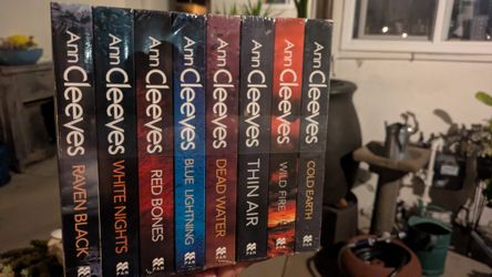 Ann Cleeves 8 Book Series Collection, "Shetland" Series - $18
