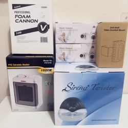 🔥 Brand New Smart Home Bundle – Heater, Cameras, Cleaning System 🔥
