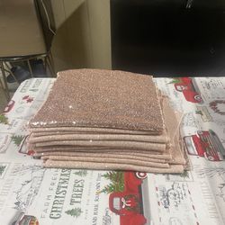 rose gold runners sequin 