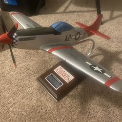 Autographed Tuskegee Airmen P-51 Mustang