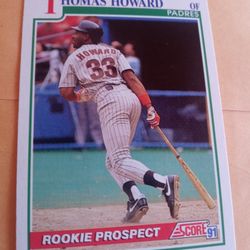 Thomas Howard Rookie Card