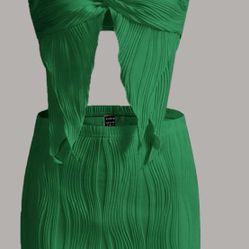2 Piece Top And Mini Skirt