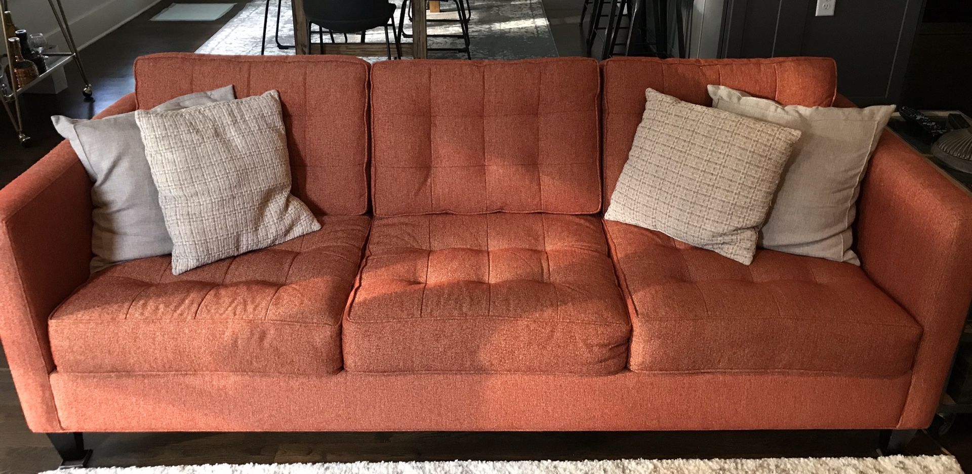 Contemporary cotton sofa