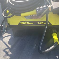 Ryobi 1800 Psi Pressure Washer W Short Auto Detailing Gun Like New Condition 