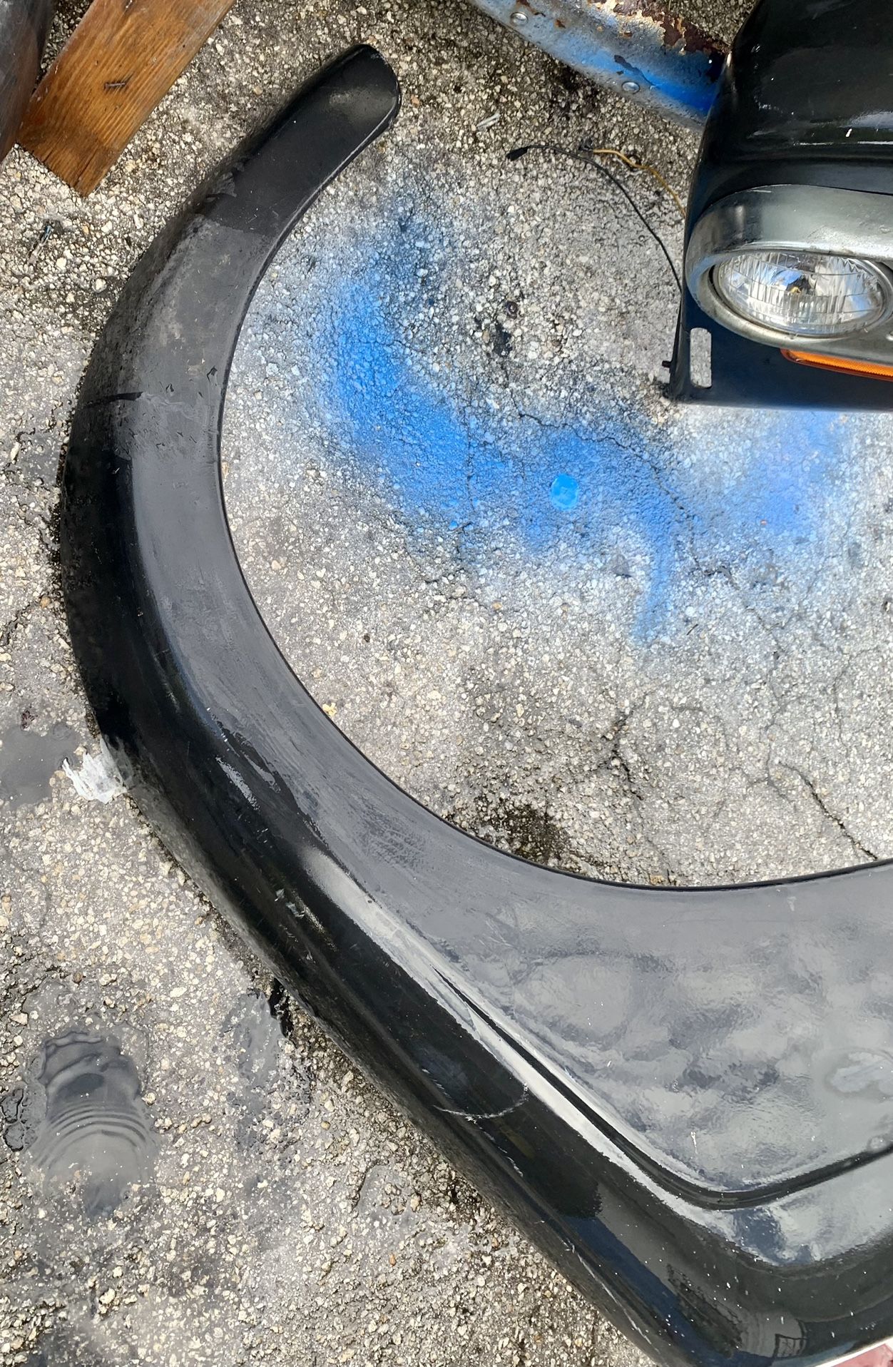 Vw Beetle Bug Rolls Royce Fiberglass Hood & Fender Set 196872 for Sale