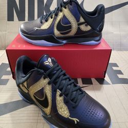 Nike Kobe 5 Year of the Mamba Eggplant GS Size 6Y Women's Size 7.5