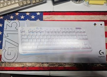 Logitech G713 Keyboard (Tactile) + Hyper X Pudding PBT keycaps