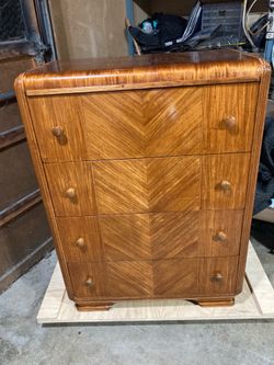 Art Deco Waterfall Dresser