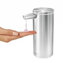 New IN BOX. Simplehuman 9oz Rechargeable Sensor Soap Dispenser. I HAVE 4PCS.