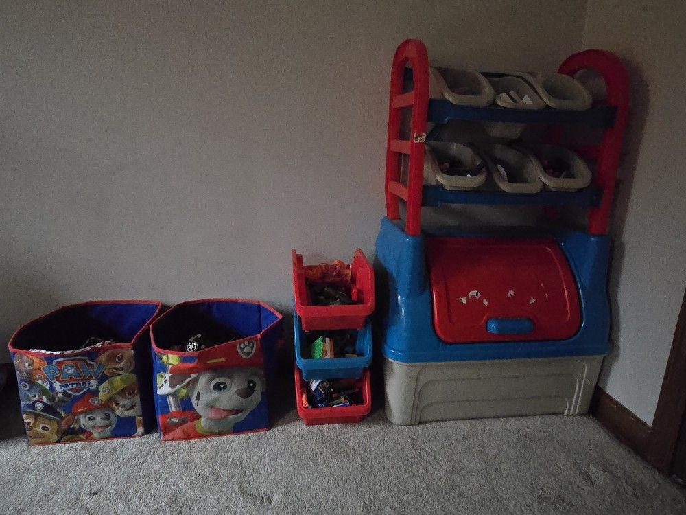 Kid Toy Chest And Storage Stackables