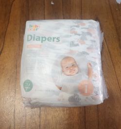 Baby Gear Diapers .. Size: 1