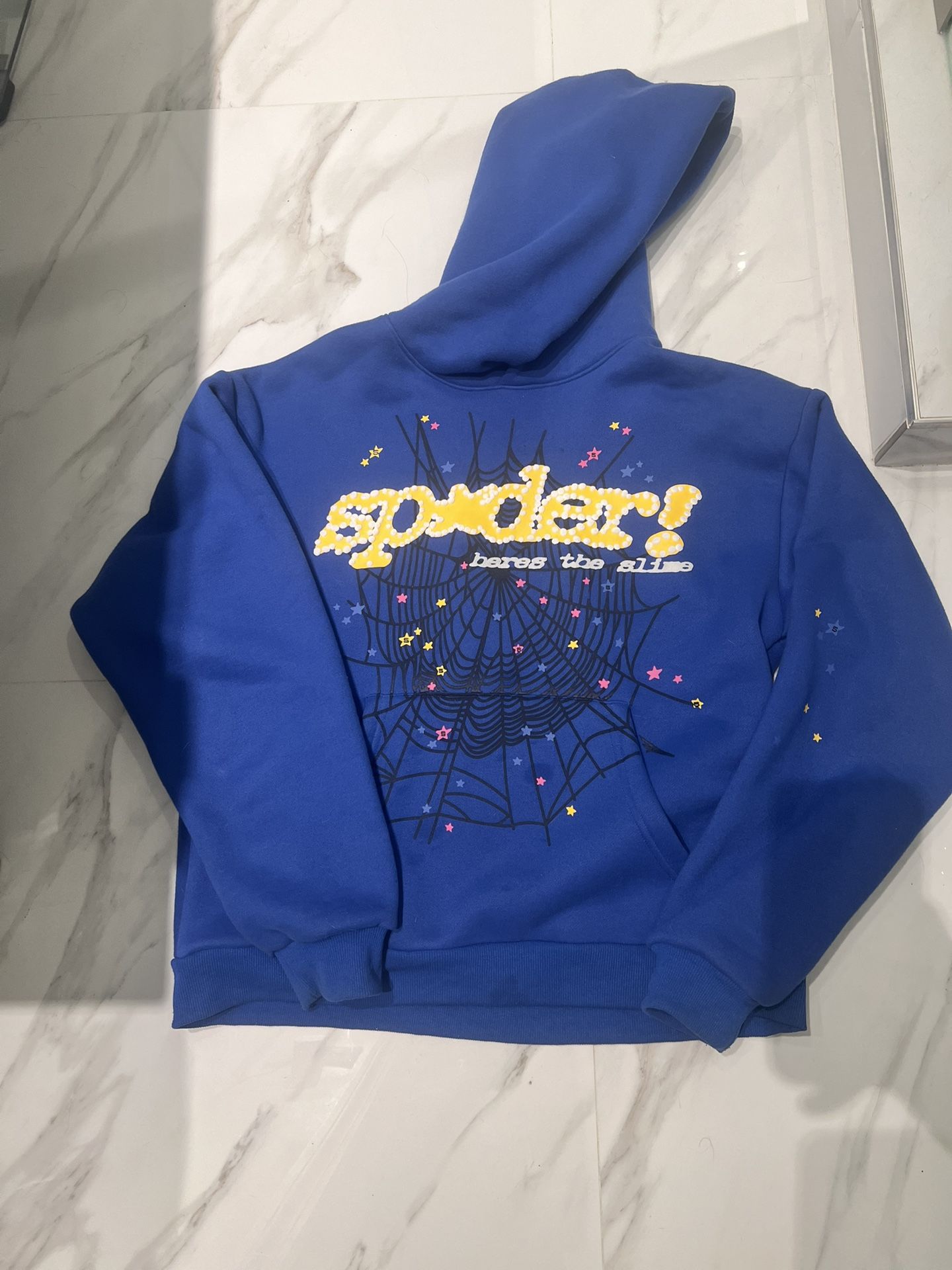 Blue Sp5der hoodie