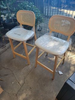 Boho Style bar stools 24in
