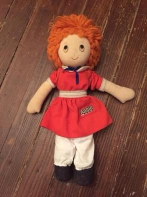 Vintage Annie Plush doll