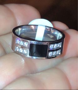 New Men Stainless Steel wedding ring, size 13