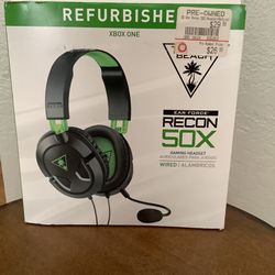Turtle Beach Recon Sox Xbox 1 Wired Headset