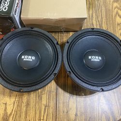 New Pair 10” Kong Audio Midrange Midbass Speakers ( $200 Per Pair )