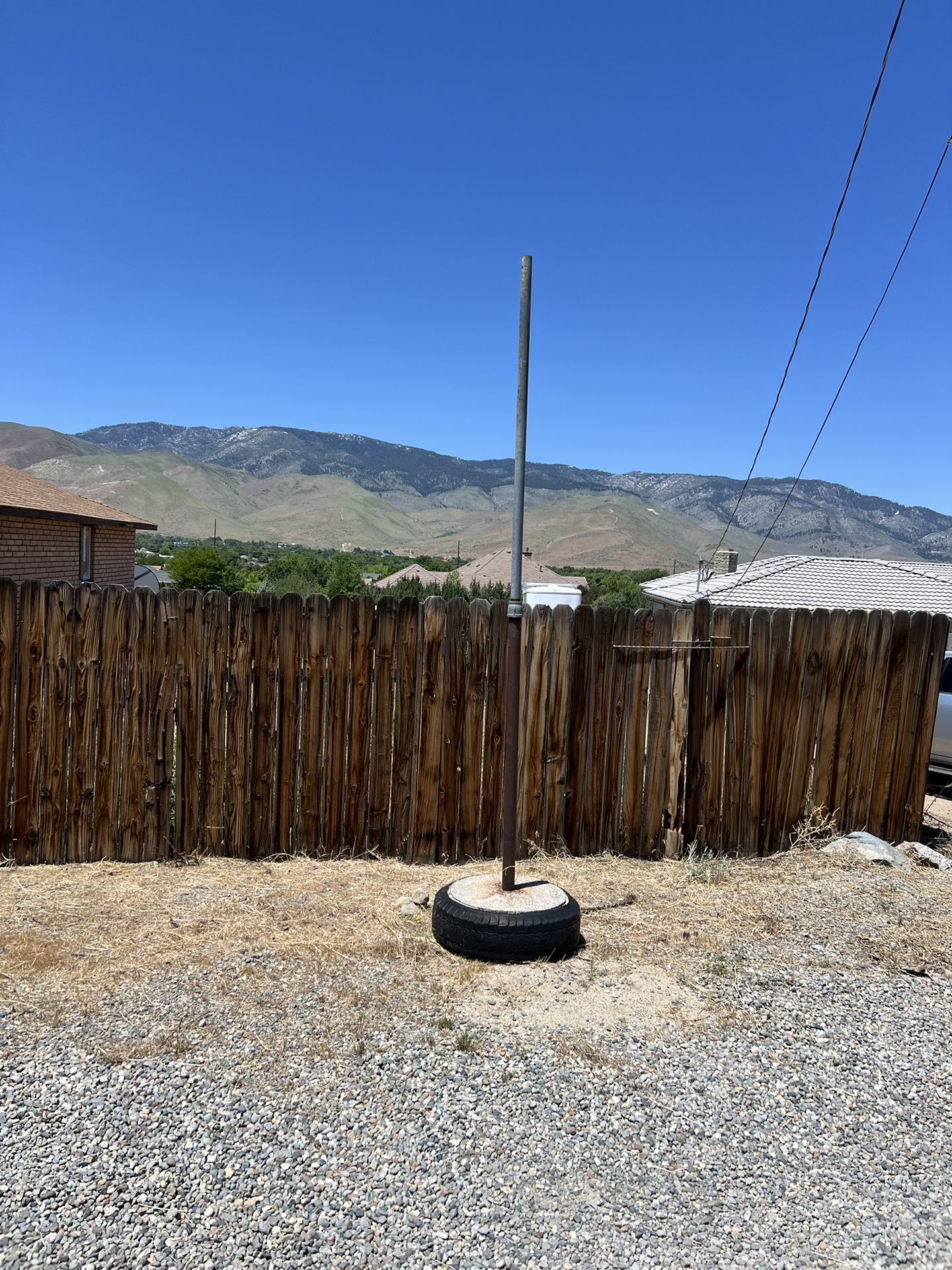 FREE Horse Patience Pole Or Tetherball Pole-FREE