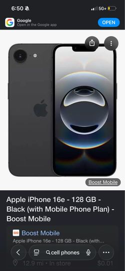 iPhone 16e