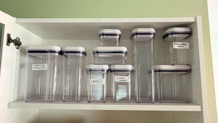9 piece OXO POP container