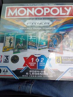 Panini prizm Monopoly 3rd edition board games and cards