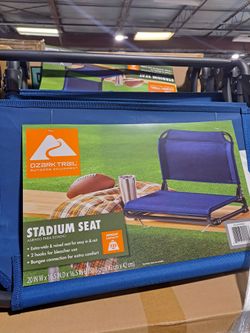 New stadium seat blue