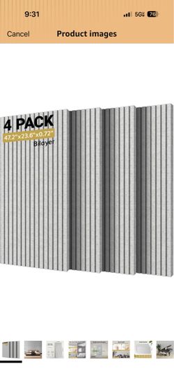 Soundproof Panels For Walls, Peel & Stick