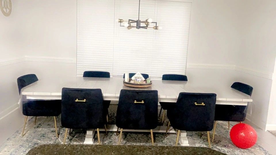 Dining Table Set Of 9