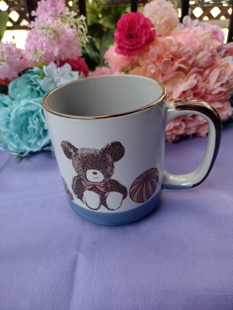 Vintage Otagiri Large Teddy Bear Coffee Mug Japan