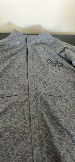 Grey aria Las Vegas pullover zip up