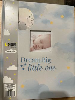 Baby Memory Book, Footprint Frame & Milestone Blocks