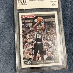 Bruce Bowen 9 Grade Collectors Card