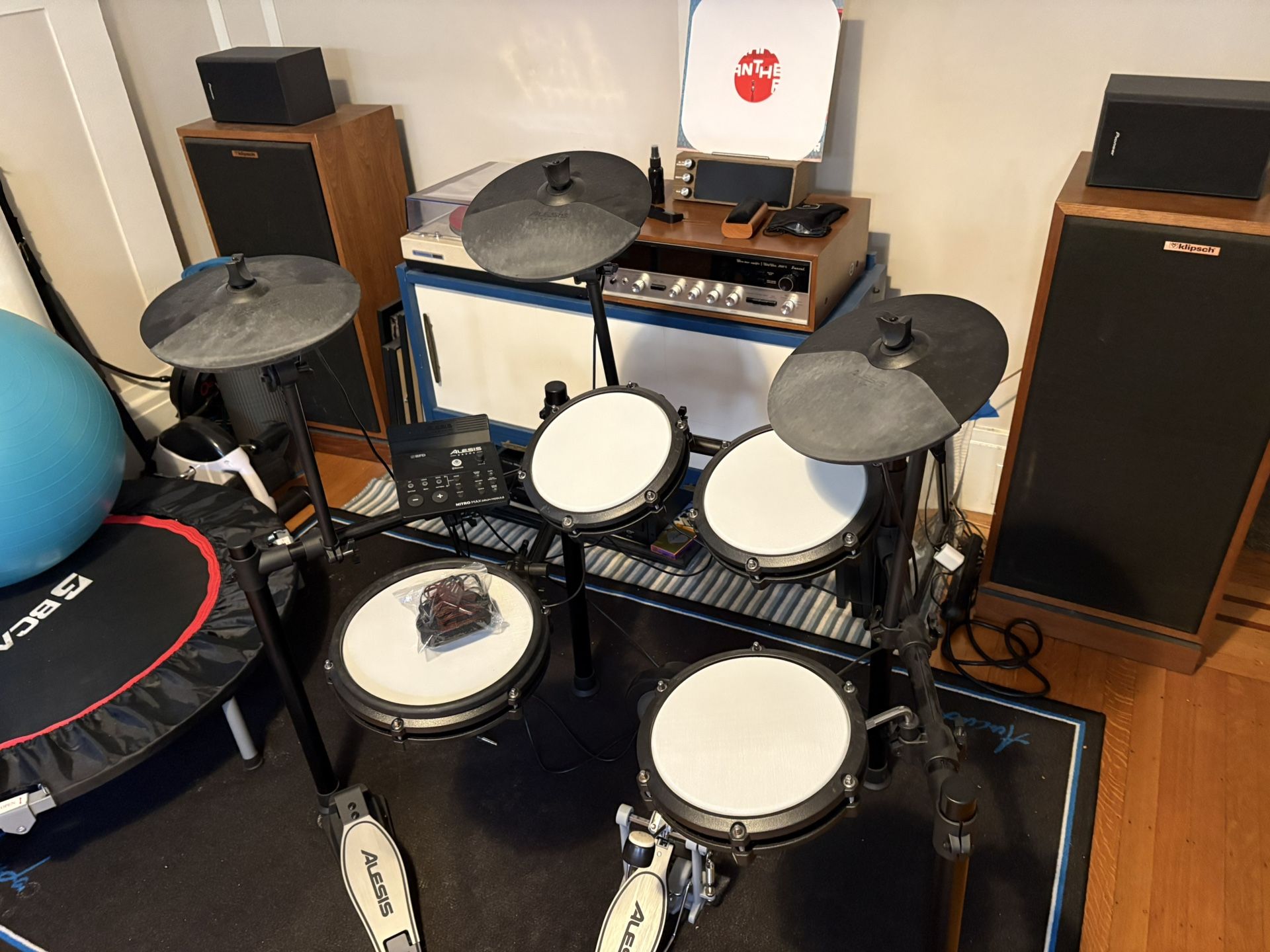 Alesia Nitro Mesh Drum Set