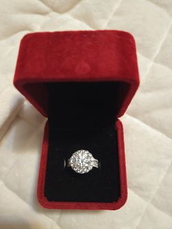 Moissanite Ring 3ct with GRA cert