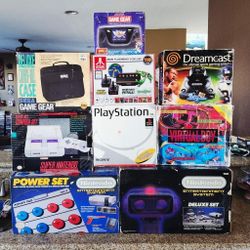 Vintage Gaming Systems NINTENDO / SEGA / SONY & ATARI (Read The Description)