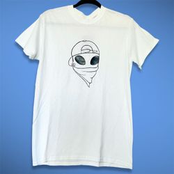 Men’s Alien with a Mask Designed Shirt