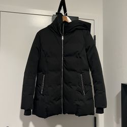 Soia & Kyo Black Down Jacket Parka
