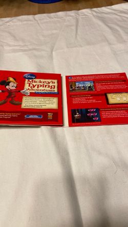Vintage Disney Mickey's typing adventure for Mac or PC