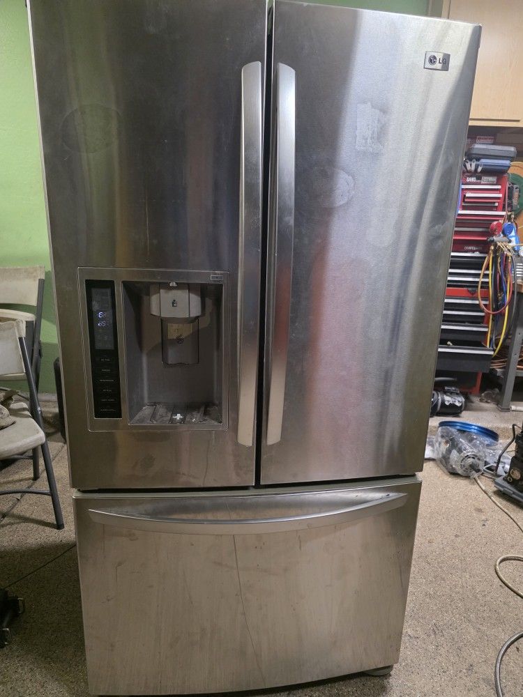 LG 26 Cubic Feet Stainless Steel French Door REFRIGERATOR