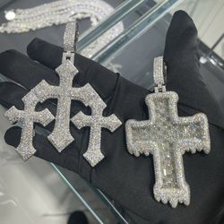 Custom Top Quality Shines Hard Iced Out VVS Passes Diamond Tester Pendants - Start your custom piece 